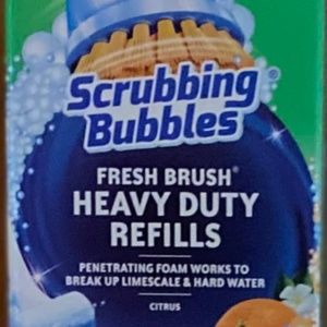 New Scrubbing Bubbles Heavy Duty Refills Fresh Brush Toilet Cleaning System, 8ct